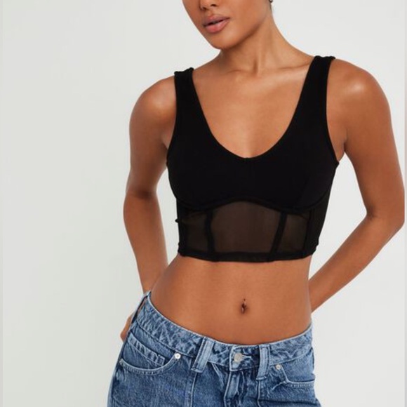 Garage Mesh Corset Tank XS - Picture 2 of 4